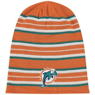 Miami Dolphins Reebok Long Reversible Knit Hat One Size Fits All