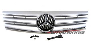 Front Grille Grill for Mercedes Benz 90 02 SL Class W129 R129 Silver