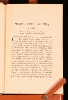 1919 Mexico Carranza Lawyers Indictment Thomas Edward Gibbon First