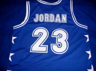 Michael Jordan McDonalds All American Jersey Blue All Sizes