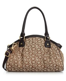 Calvin Klein Handbag, Hudson Jacquard Satchel   Handbags & Accessories