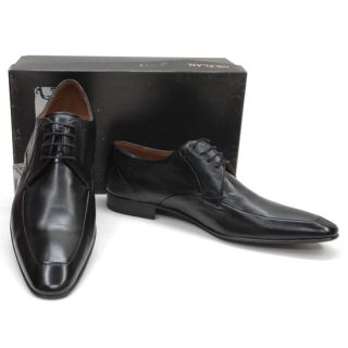New Mezlan Nicks Spain Black Modern Blucher Oxfords Shoes Men 12 M