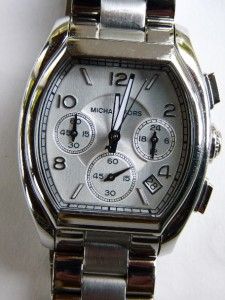 Nice Michael Kors Womens Stainless Steel Chronograph Watch MK5201