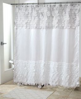 Avanti Bath Accessories, Flutter Dots Shower Curtain