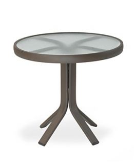 Aluminum Patio Furniture, Outdoor End Table (20 Round)