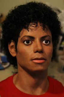 Lifesize Custom Michael Jackson Thriller Bust Hot Toys Life Mask