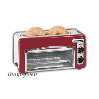Hamilton Beach 22703H Toastation 2 Slice Toaster Oven Red New