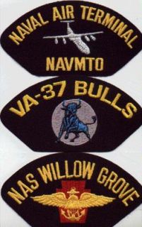 US Navy Baseball Cap Hat Patch Attack Squadron VA 37 Bulls USN Naval