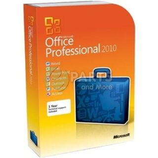 Microsoft Software Office Professional 2010 32 Bit X64 English US