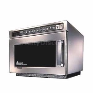 stainless 1200w full line of amana commercial microwaves available