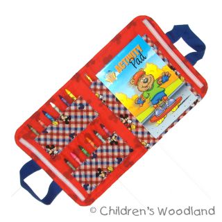 Art Travel Caddy Mickey Mouse Includes Supplies Kid Coloring Tote Car