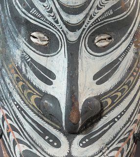 Mask Really Nice Designs Middle Sepik River Papua New Guinea