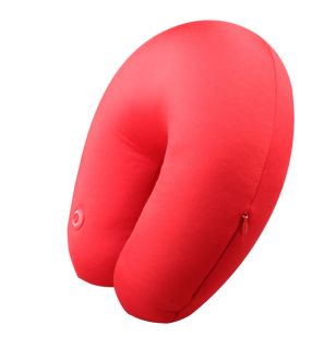 New Neck Massage Microbead Pillow Battery Operated Vibrating Travel