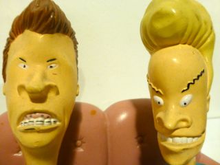 Beavis and Butthead TV Talkers Figure Interact with TV Remote Talks