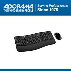 Microsoft Wireless Comfort Desktop 5000 Keyboard and Mouse, USB, 2