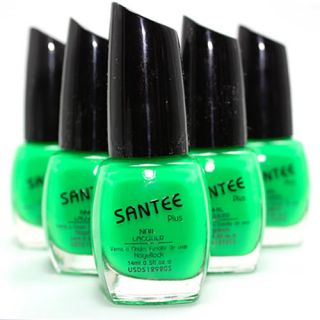 Santee Plus Neon Green Lacquer Nail Polish