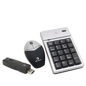 Targus PAKP003U RF Wireless 19 Keypad Mouse Combo New 0092636210342
