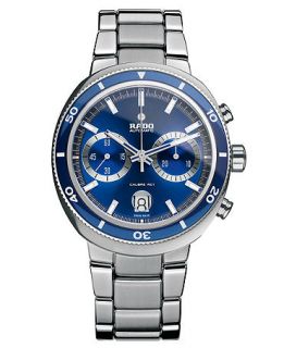 Rado Watch, Mens Swiss Automatic Chronograph D Star 200 Stainless