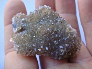 Sparkling Herkimer Diamond Drusy specimen, Hand mined Middleville NY
