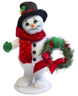 Annalee Collectible Figurine, Cozy Christmas Snowman