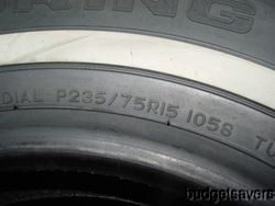 Set of 4 New Milestar MS75 Tires P235 75R15 105S 440AB 24760004 235 75
