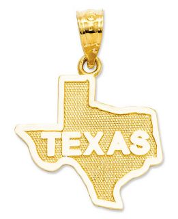 14k Gold Charm, State of Texas Charm   Jewelry & Watches