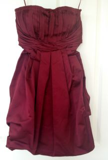 Milla´s $3500 Red Carpet Prada Bordeaux Cocktail Dress 42