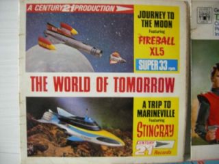 Thunderbirds Captain Scarlet Fireball XL5 Stingray Records Vintage