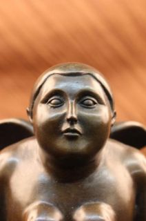 Signed Milo Sphinx Modern Art Abstract Bronze Sculpture Statue