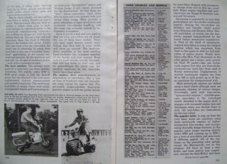 1970 Article   A Family Guide to Mini Bikes