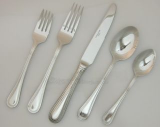 Bead 65 Piece Flatware Set 18 10 Stainless St Service for 12
