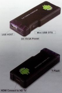 Mini PC Android 4 0 Mini PC Smart TV Dongle Box WiFi 1GB DDR3 HDMI