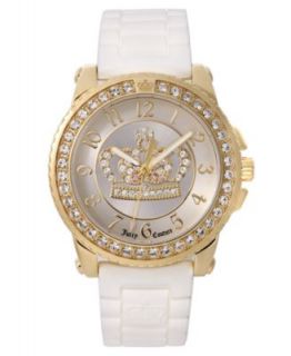 Juicy Couture Watch, Womens Pedigree White Jelly Strap 1900705