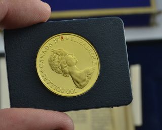 Canadian 1978 $100 Gold Coin 22K Elizabeth II Canada Proof 1 2oz