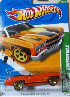 2012 Hot Wheels T Hunt 70 Chevy Chevelle Convertible