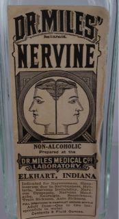 Dr Miles Nervine Remedy Bottle