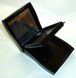 BLACK MARY KAY COMPACT MINI   FILLED WITH YOUR COLORS 3 eye shadows