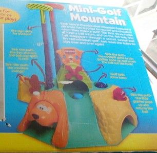 New Vintage 1997 Playskool Mini Golf Mountain Game Parts SEALED See 11