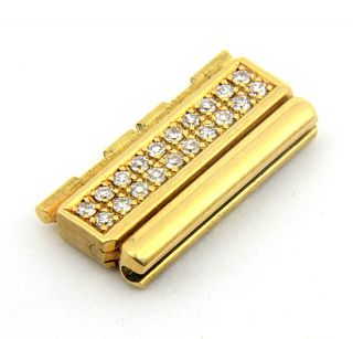 Piaget Polo 18K Diamond Link Genuine 16mm 18K Yellow Gold Mens