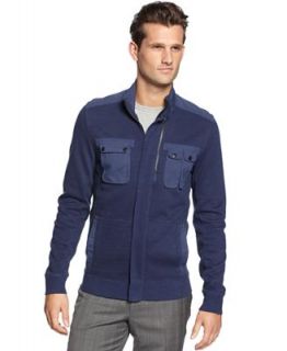 Calvin Klein Jacket, Long Sleeve Full Zip French Rib Jacket