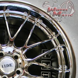 20 Staggered Chrome Luxe LX4 Rims Wheels