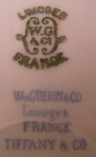 Antique Limoges 18K Gold France Tiffany Hunting Dog Quail Porcelain