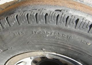 The rest of the images are of the actual tires, the tread condition of