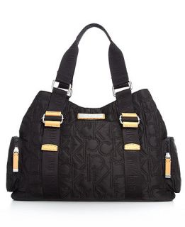 Calvin Klein Handbag, Quilted Nylon Tote   Handbags & Accessories