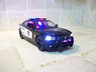 24 Dodge Charger 2012 Police Pursuit UT Custom Lit Lights RARE