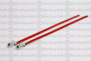 Ale Leather Toe Straps 83 Red Track Fixed Gear