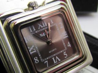 Clock Zippo Lighter Japan Box Has Wear RARE Item Vtg Watch Logo