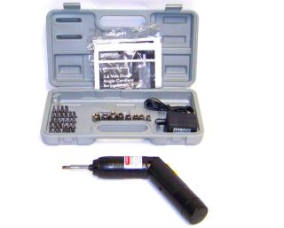 Rechargeable Screwdriver Set with Bits and Scoket Tools