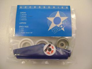 Tracker Copers Fits Sixtrack and Extrack Skateboard Trucks Blue