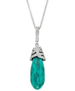 Swarovski Necklace, Scarlett Green Crystal Pendant